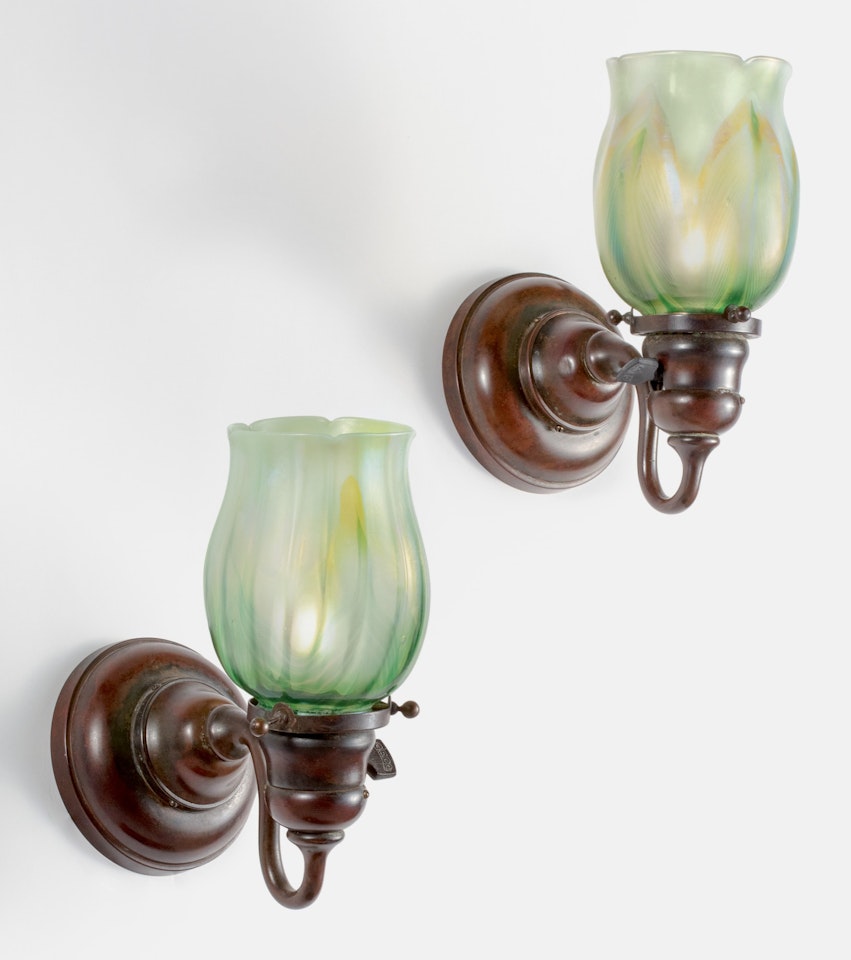PAIR OF SCONCES by Tiffany Studios