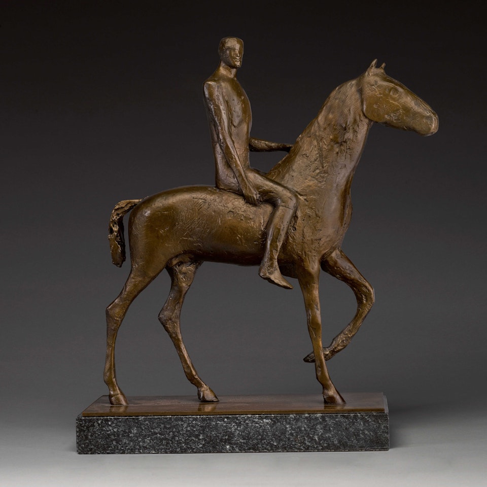 HORSE AND RIDER by Elisabeth Frink