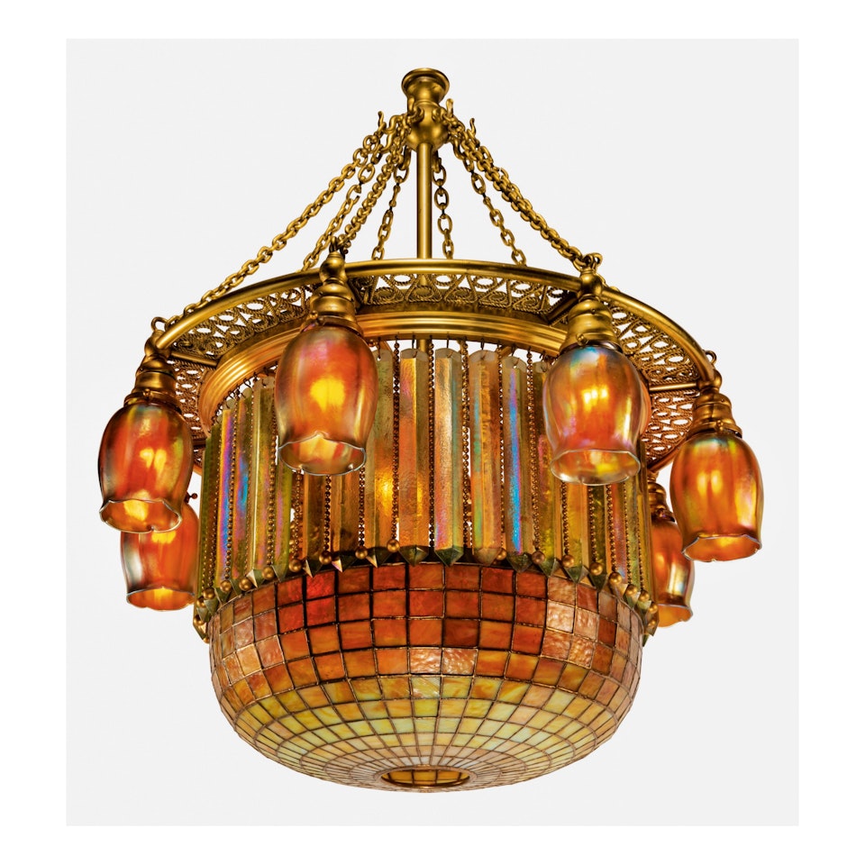 "MOORISH" CHANDELIER by Tiffany Studios