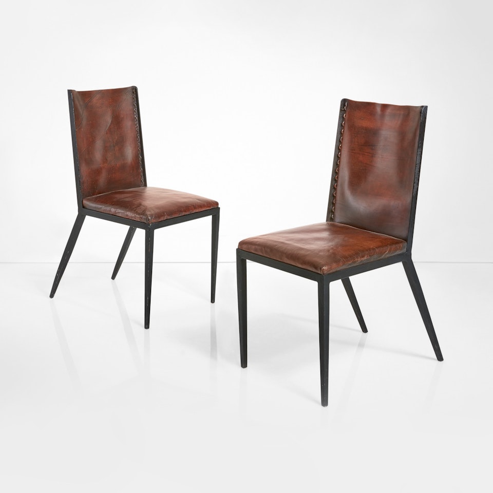 PAIR OF SIDE CHAIRS by Jean-Michel Frank