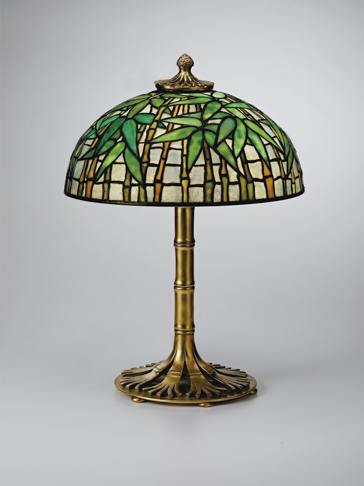 'Bamboo' Table Lamp by Tiffany Studios