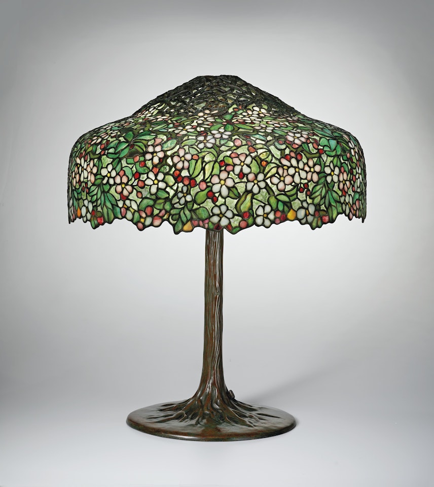 'Apple Blossom’ Table Lamp by Tiffany Studios