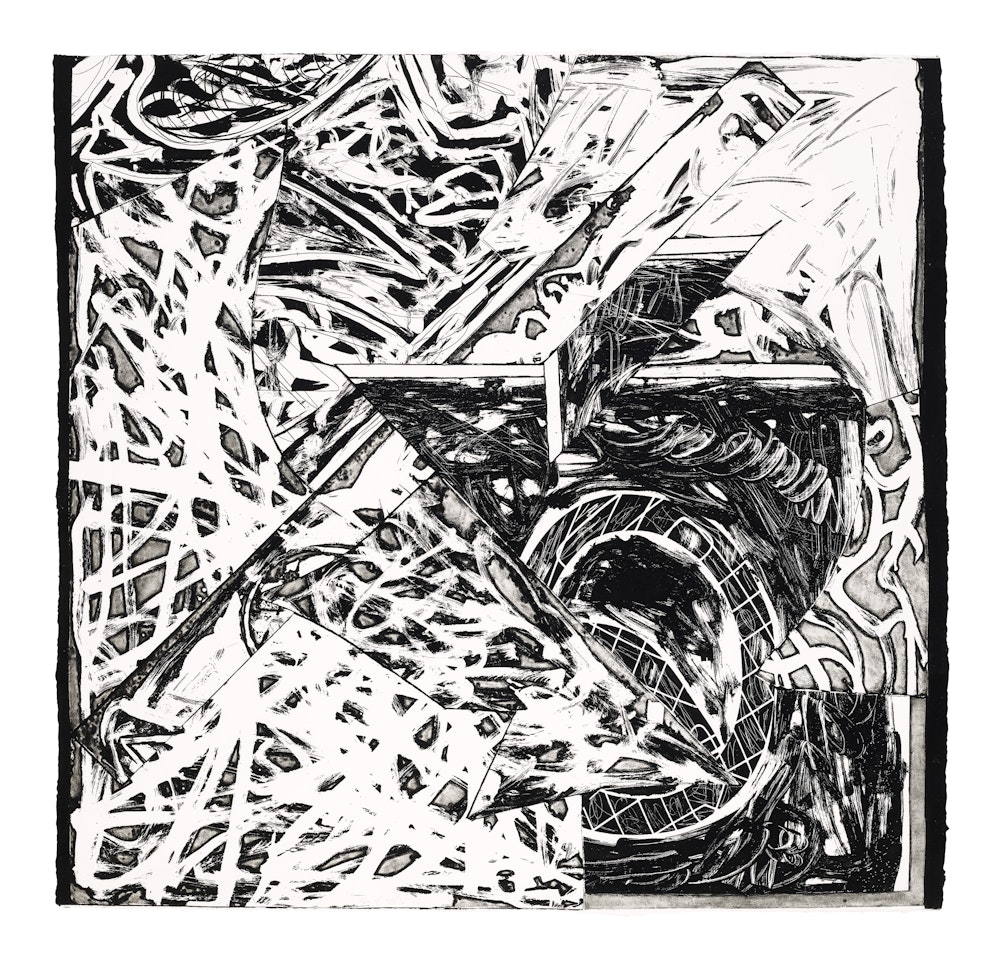 Swan Engraving Square III, from Swan Engravings by Frank Stella