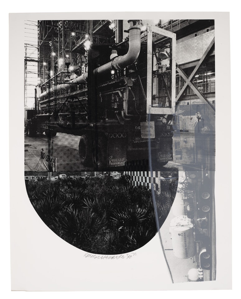 Tracks, from Stoned Moon Series by Robert Rauschenberg