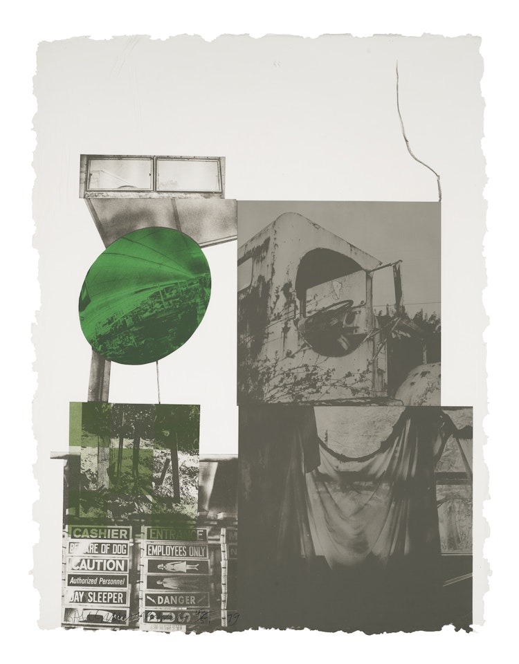 Moon Melon, from Rookery Mounds by Robert Rauschenberg