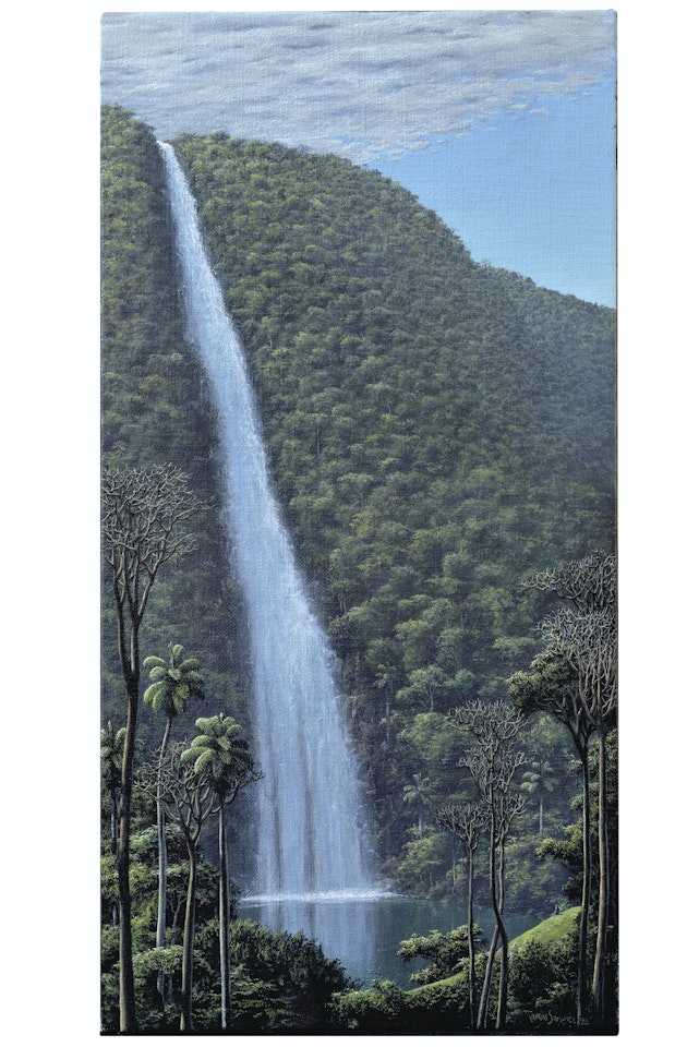 Meditación frente a la cascada by Tomas Sanchez