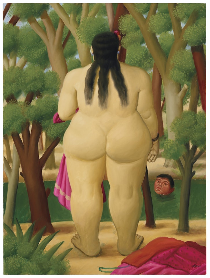 Bather by Fernando Botero