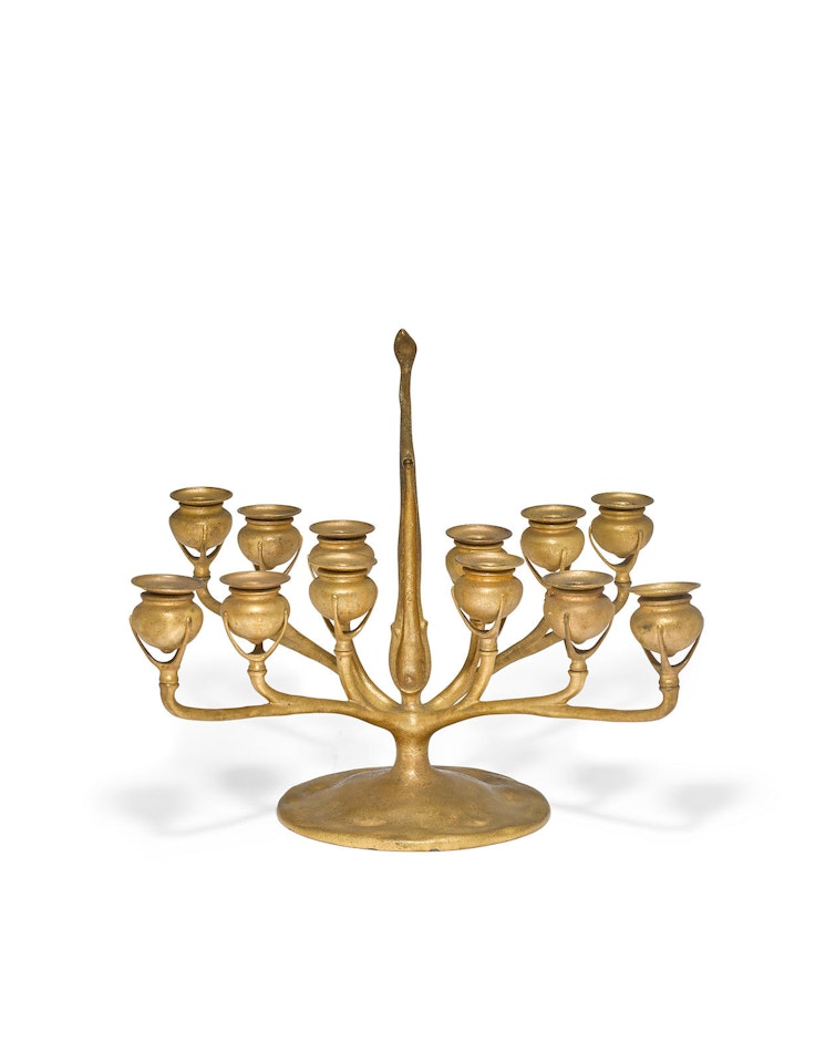 Twelve-Light Candelabrum by Tiffany Studios