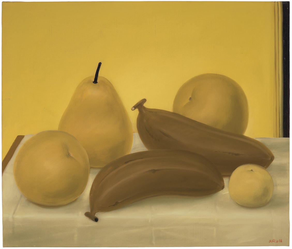 Still Life with Bananas by Fernando Botero
