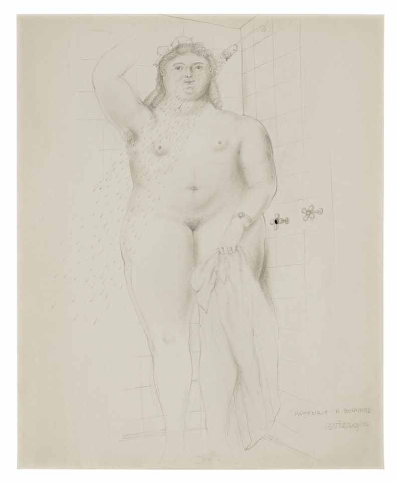Homenaje a Bonnard by Fernando Botero