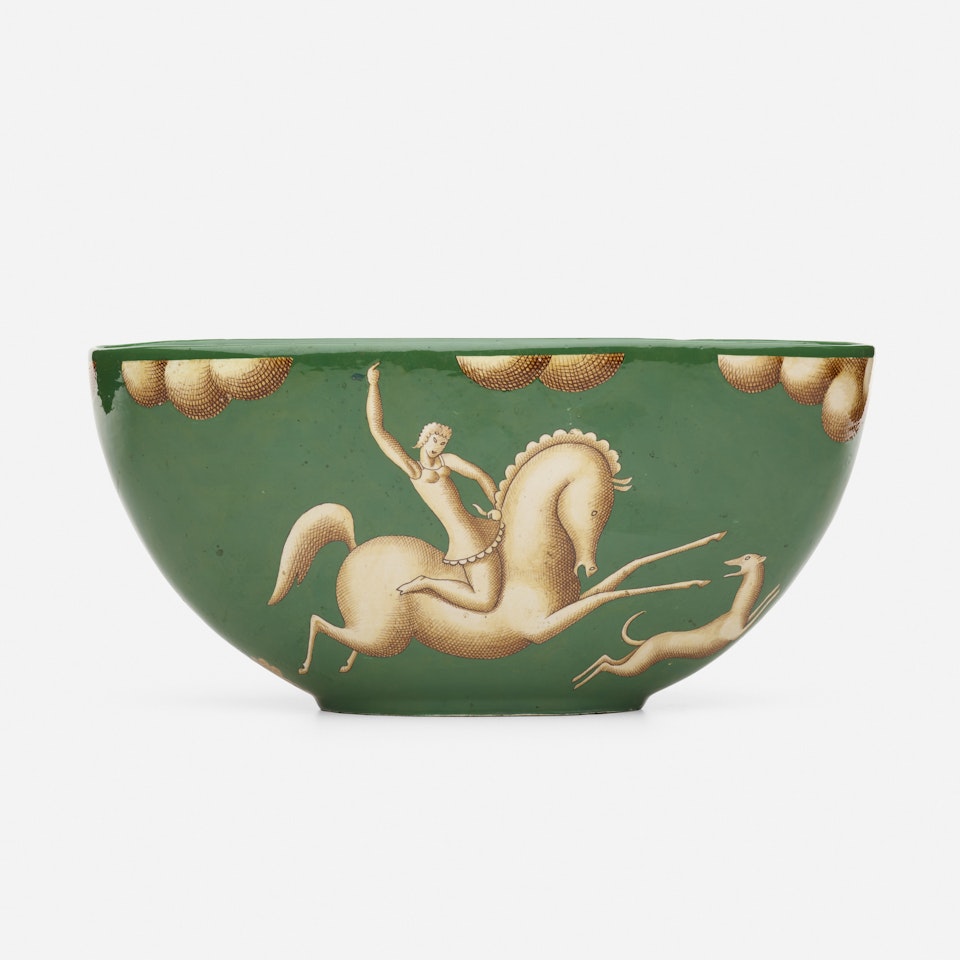 Il trionfo dell'amazzone bowl by Gio Ponti