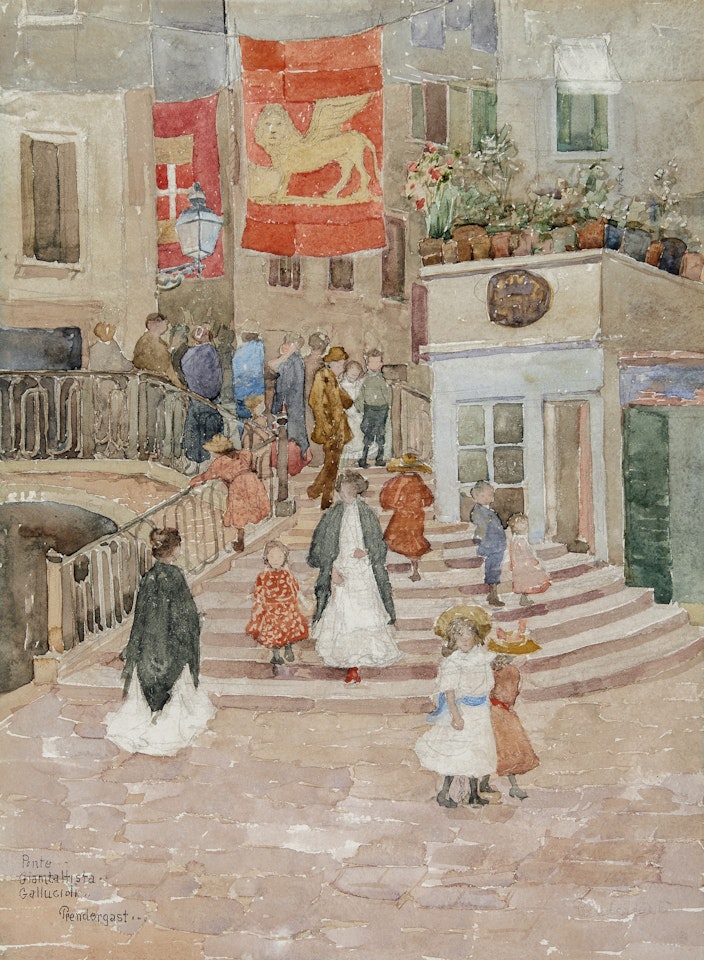 Ponte Gianbattista-Gallucioli by Maurice Prendergast