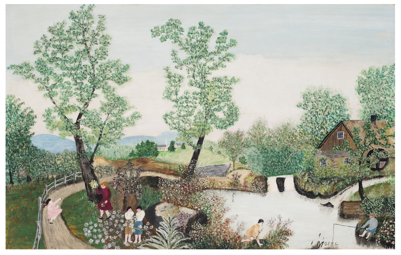 Quiet Day by Grandma Moses