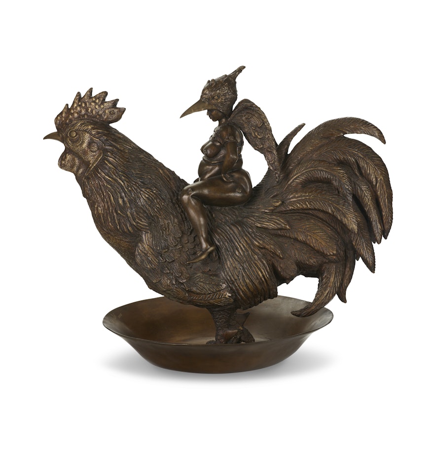 El gallo de Tomasa by Roberto Fabelo