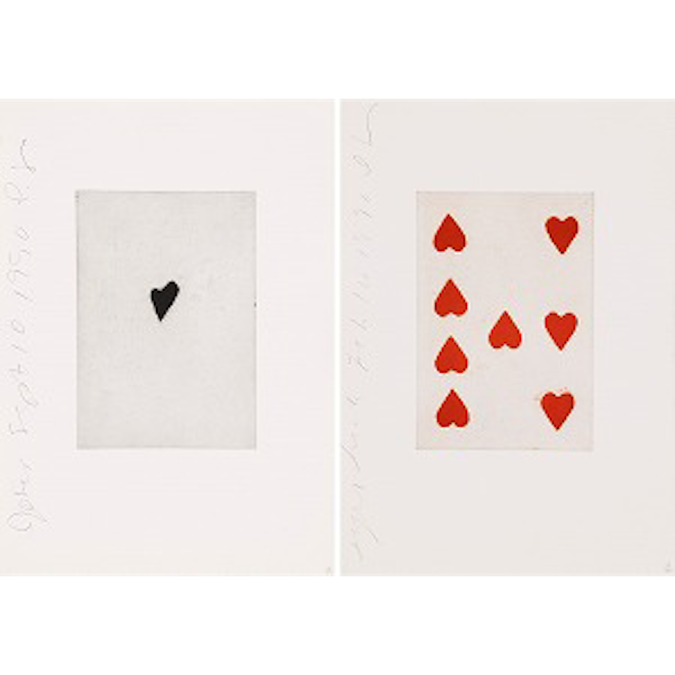 Playing Cards by Donald Sultan