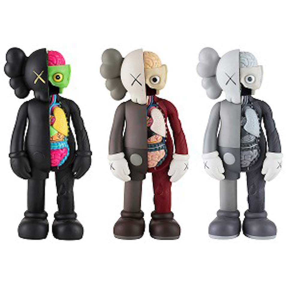 DISSECTED COMPANION (Black, Brown, Gray) by Kaws