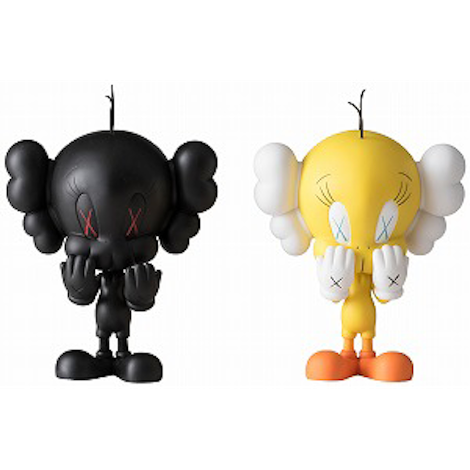 Tweety (Black & Yellow) by Kaws