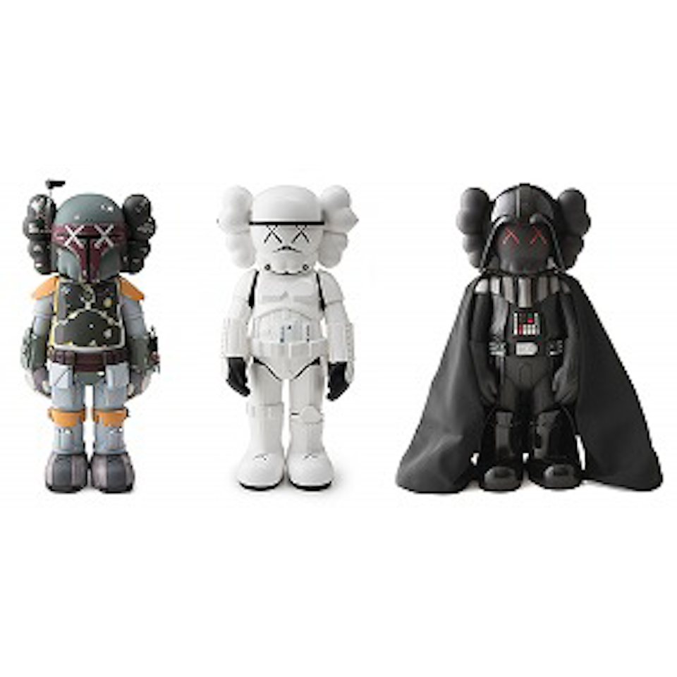 STAR WARS BOBA FETT, STORMTROOPER, DARTH VADER (KAWS VERSION) - ORIGINALFAKE by Kaws