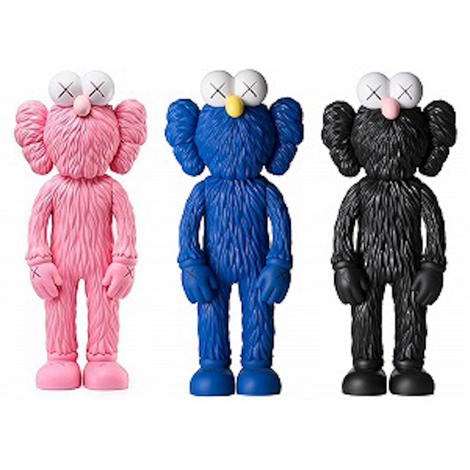 KAWS BFF OPEN EDITION (Pink, Blue, Black) by Kaws