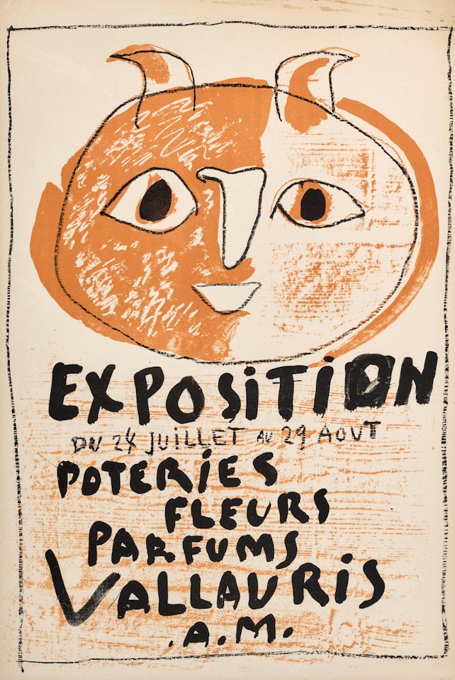 Exposition Poteries Fleurs Parfums Vallauris A.M (2 works) by Pablo Picasso