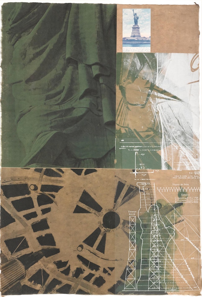 Statue of Liberty, from New York, New York by Robert Rauschenberg