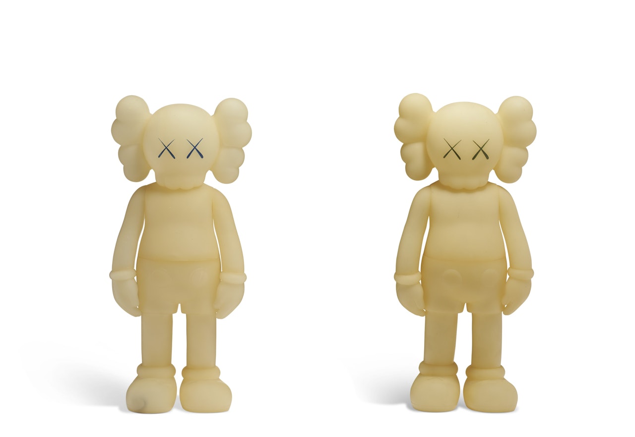 COMPANION (FIVE YEARS LATER) (BLUE GID), COMPANION (FIVE YEARS LATER) (GREEN GID) by Kaws