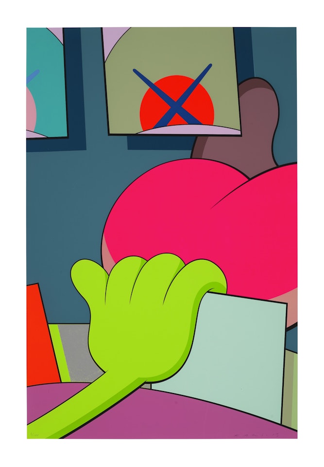 Ups and Downs: one print by Kaws