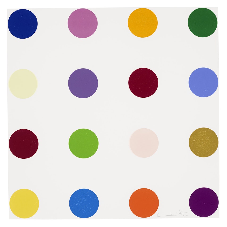 Nopaline, from 40 Woodcut Spots by Damien Hirst