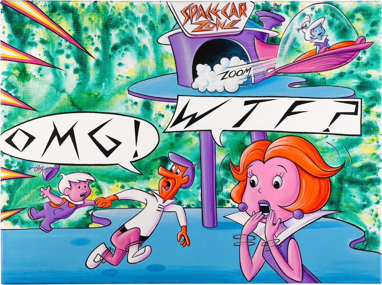 OMG, WTF! by Kenny Scharf