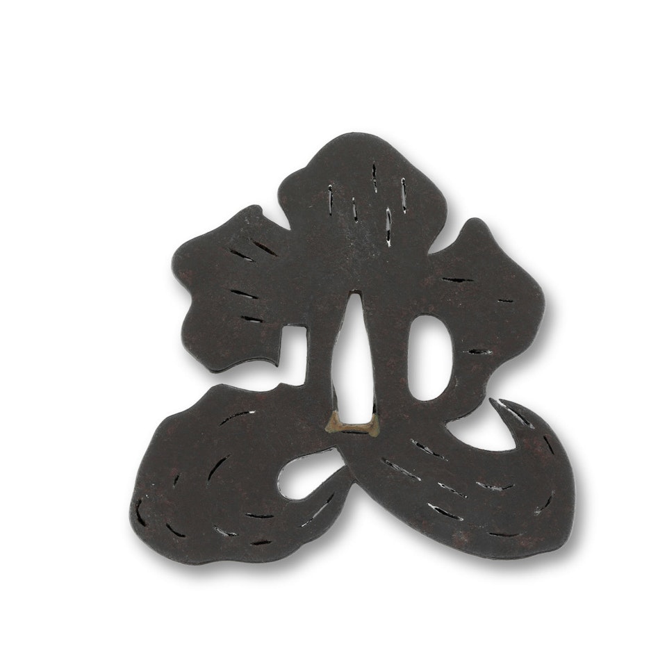 A Tosa Myochin tsuba by Anonymous