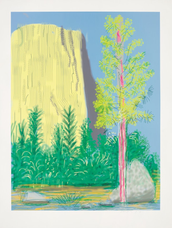 Untitled No. 22, from The Yosemite Suite by David Hockney