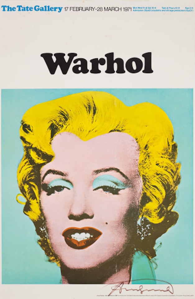 Marilyn (Exhibition poster for 'Warhol: The Tate Gallery') by Andy Warhol