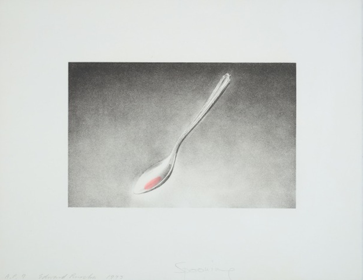 Spooning by Ed Ruscha