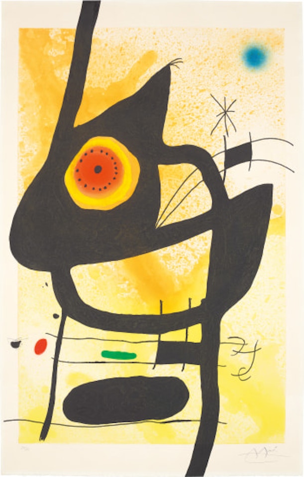 La Femme des sables (The Woman of the Sands) by Joan Miró