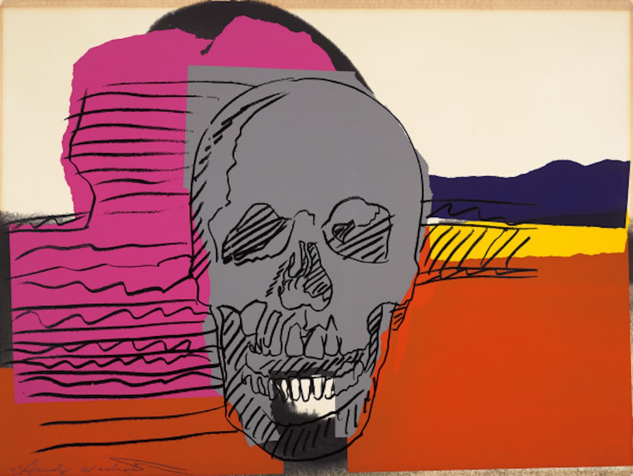 Skull by Andy Warhol