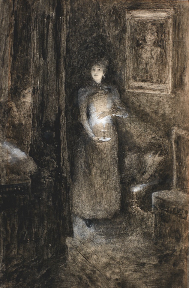 A HAUNTED CHAMBER  by John Butler Yeats