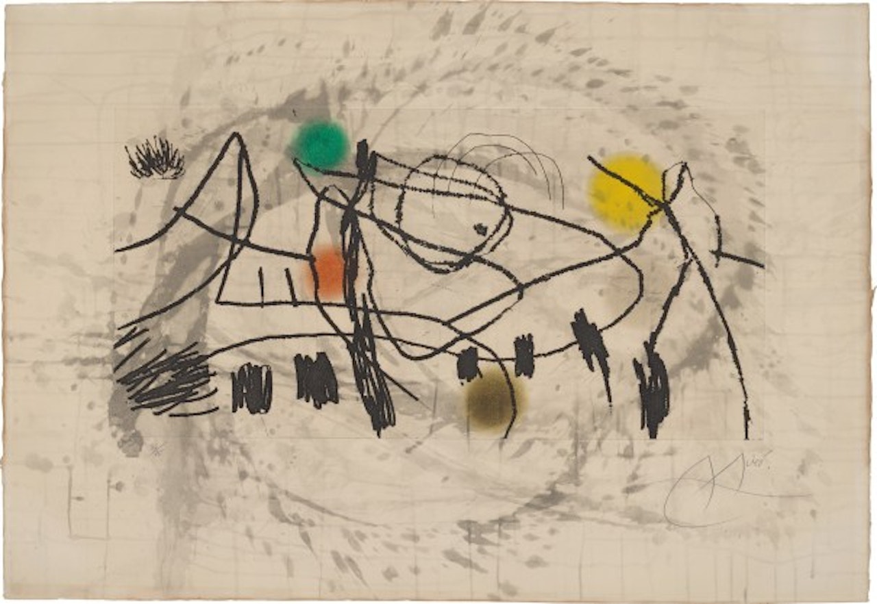 Gravures pour une exposition (Engravings for an exhibition): plate 2 by Joan Miró