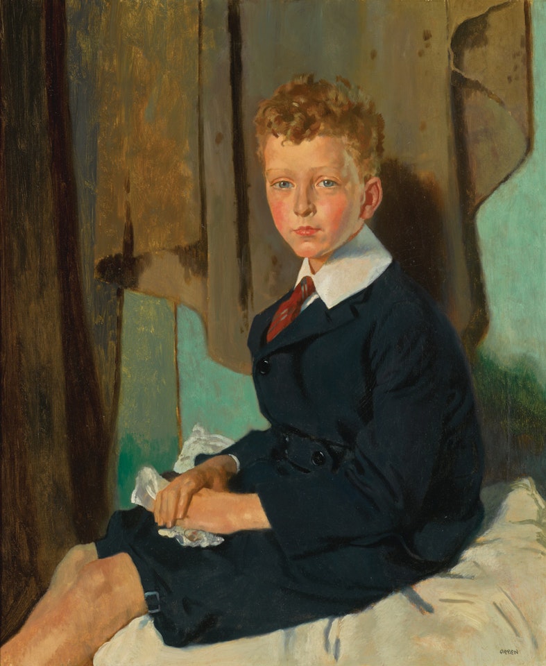 PORTRAIT OF MASTER JOHN S. DRUM, JR. by William Orpen