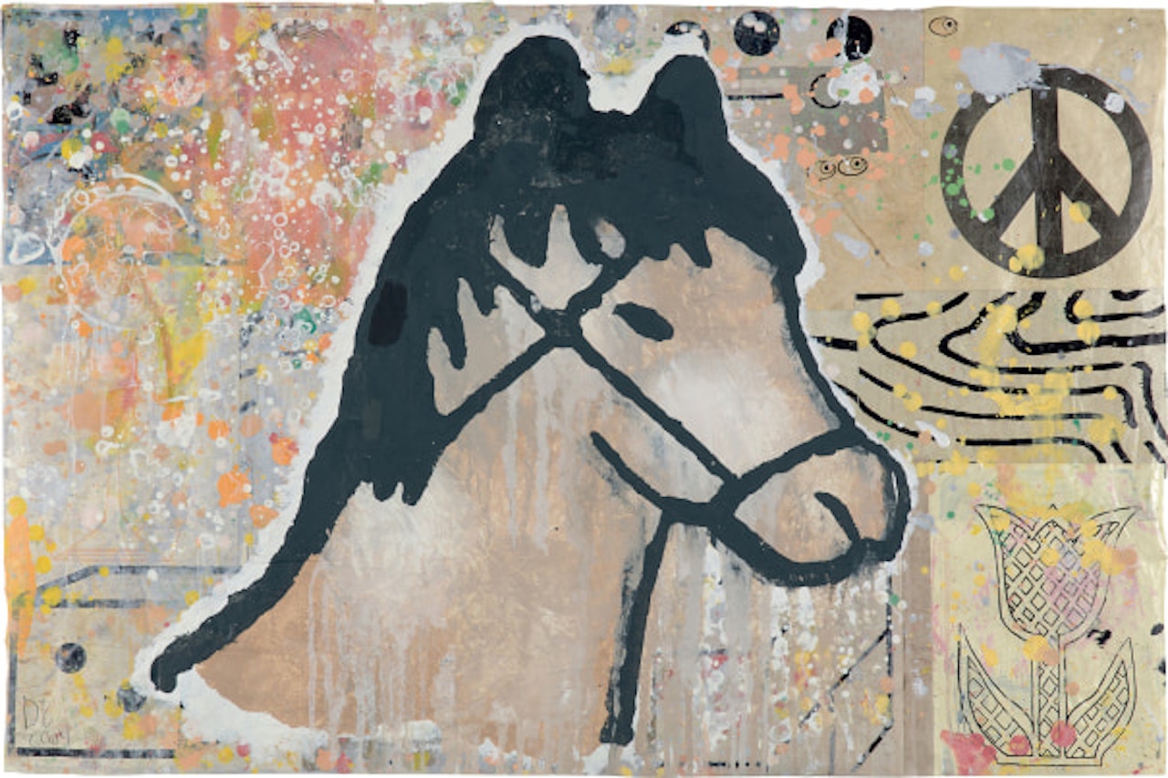 Brown Horse by Donald Baechler