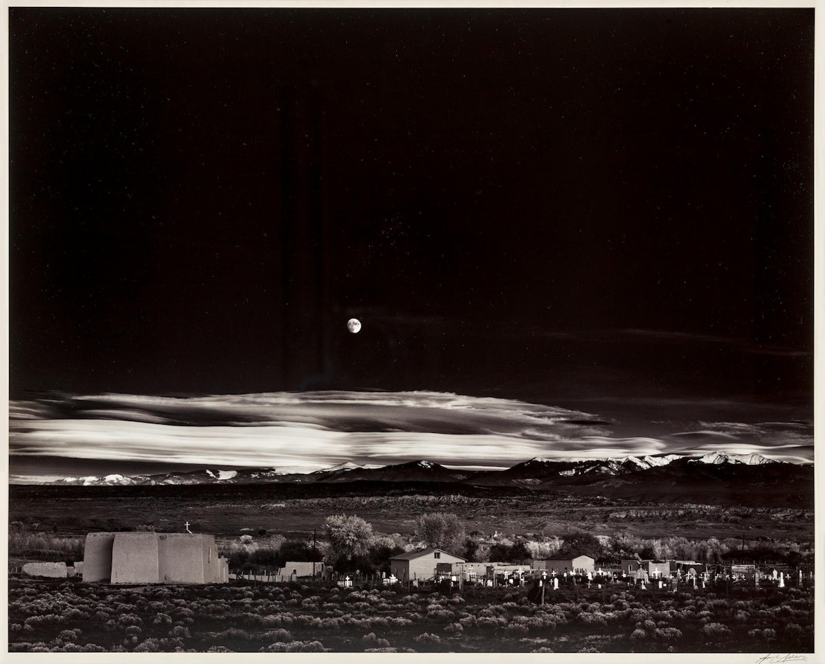 Moonrise, Hernandez, NM by Ansel Adams