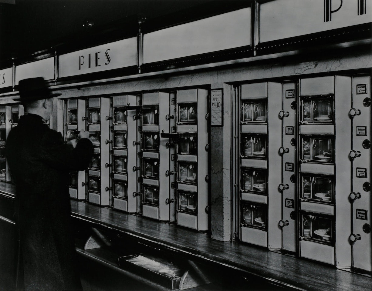 Automat,  New York by Berenice Abbott