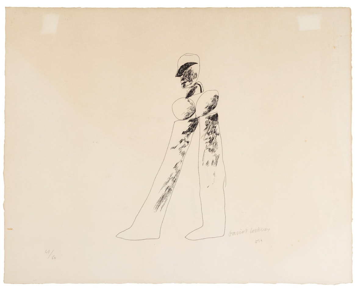 WALKING MAN by David Hockney
