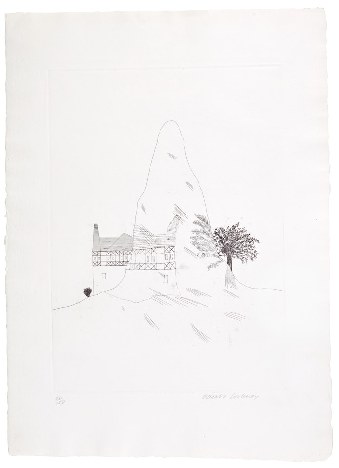 THE GLASS MOUNTAIN (S.A.C. 101; MCA TOKYO 98) by David Hockney