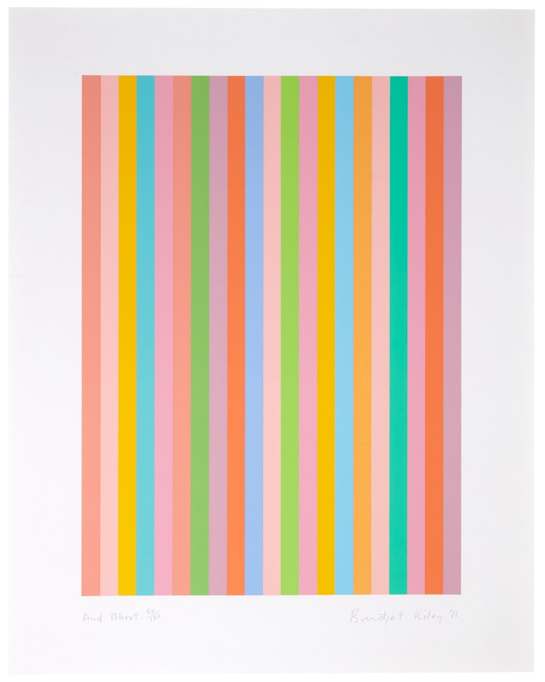 AND ABOUT (S. 77) by Bridget Riley
