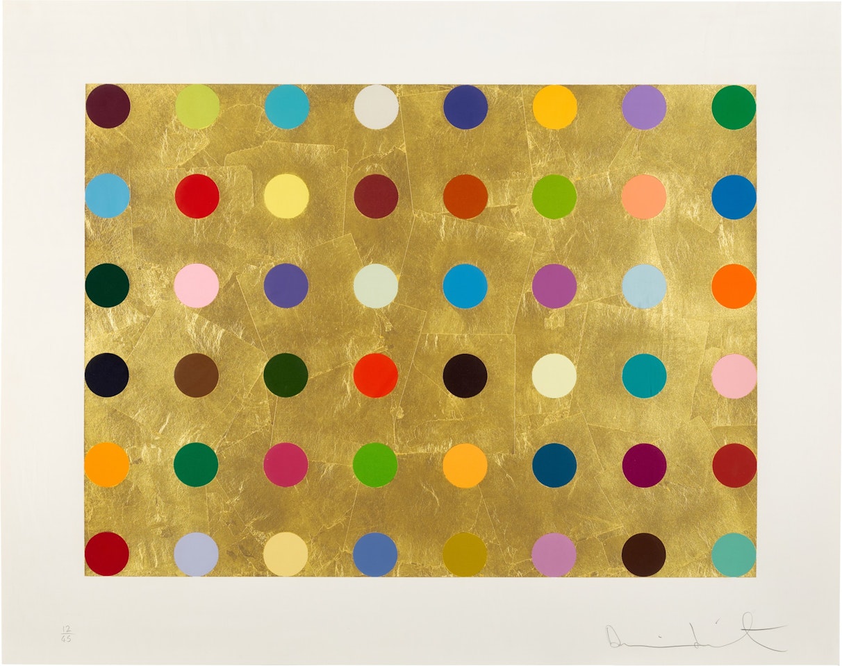 GOLD THIOGLUCOSE by Damien Hirst