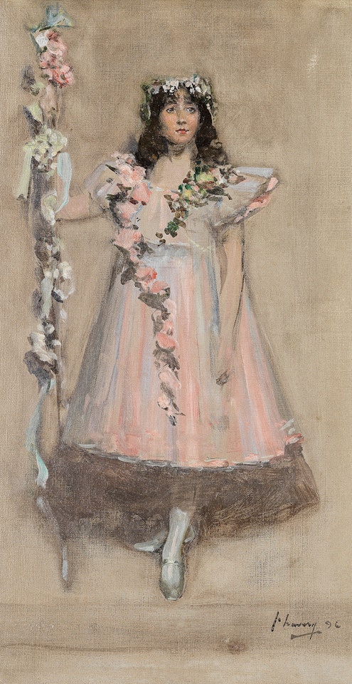 The Garlanded Girl by John Lavery