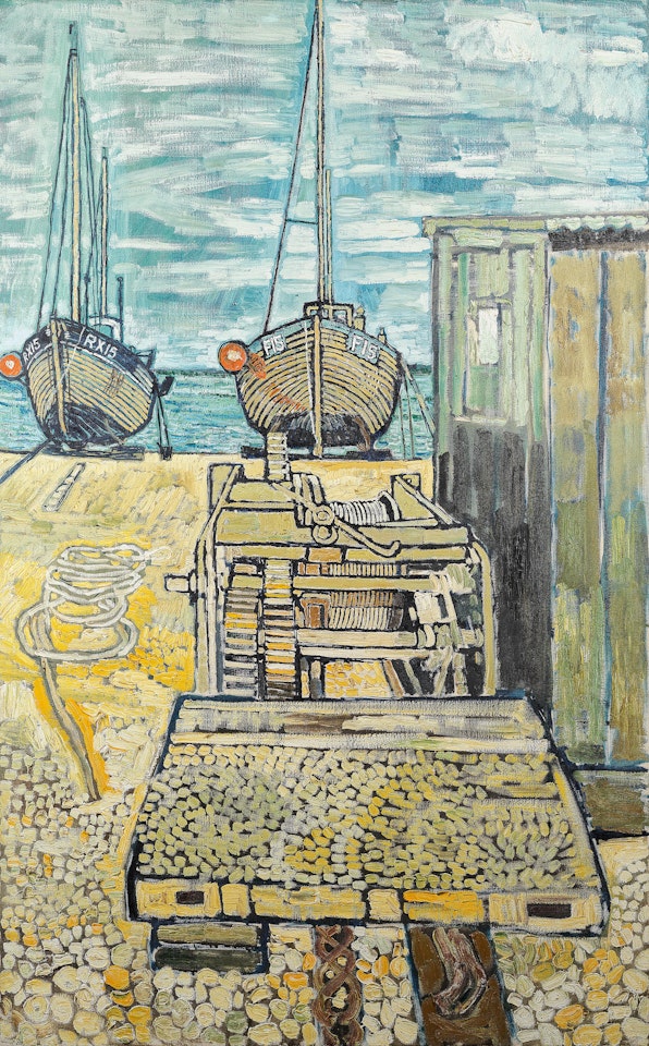Winch at Dungeness by John Bratby