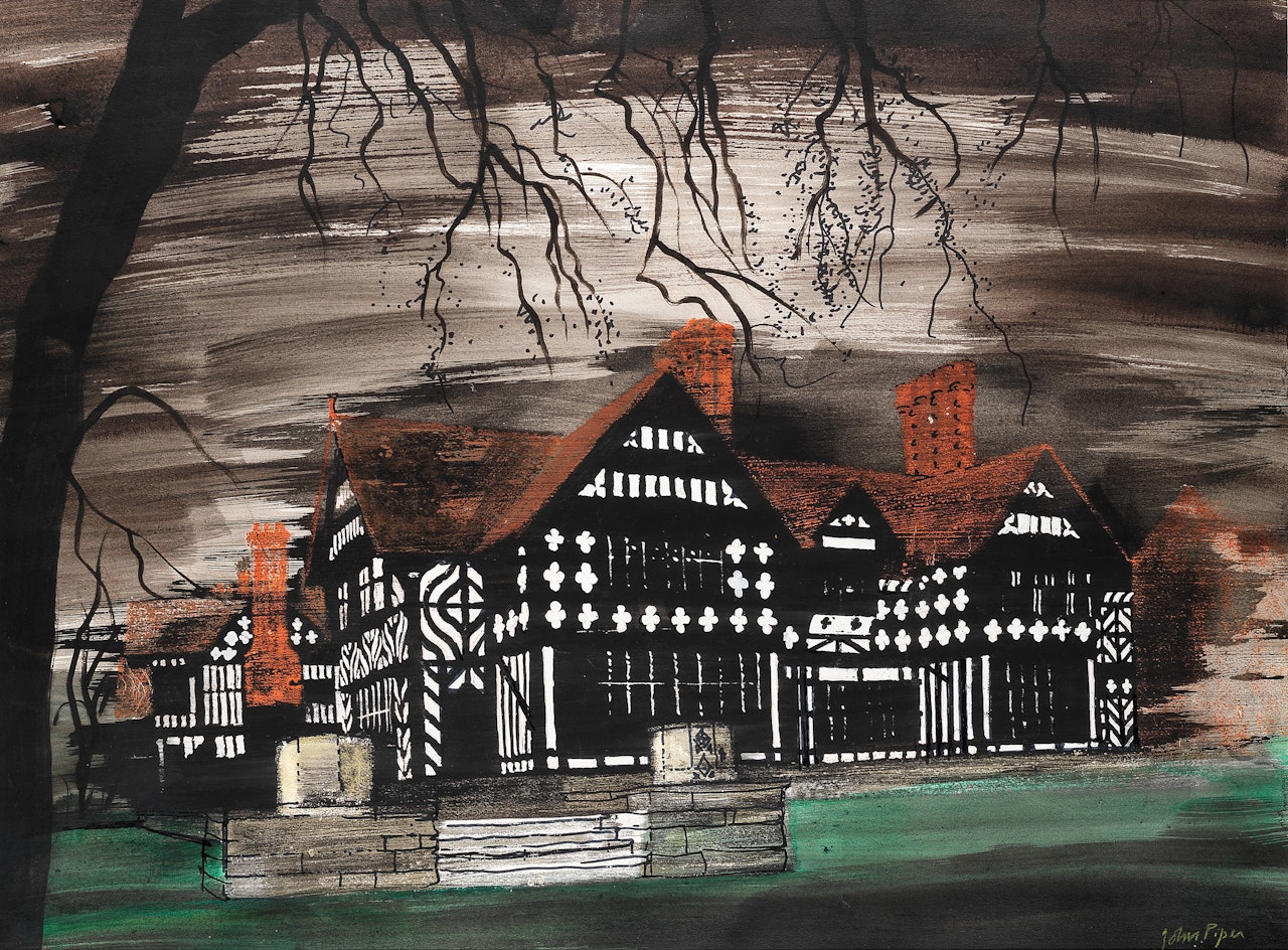 Wightwick Manor, Wolverhampton by John Piper