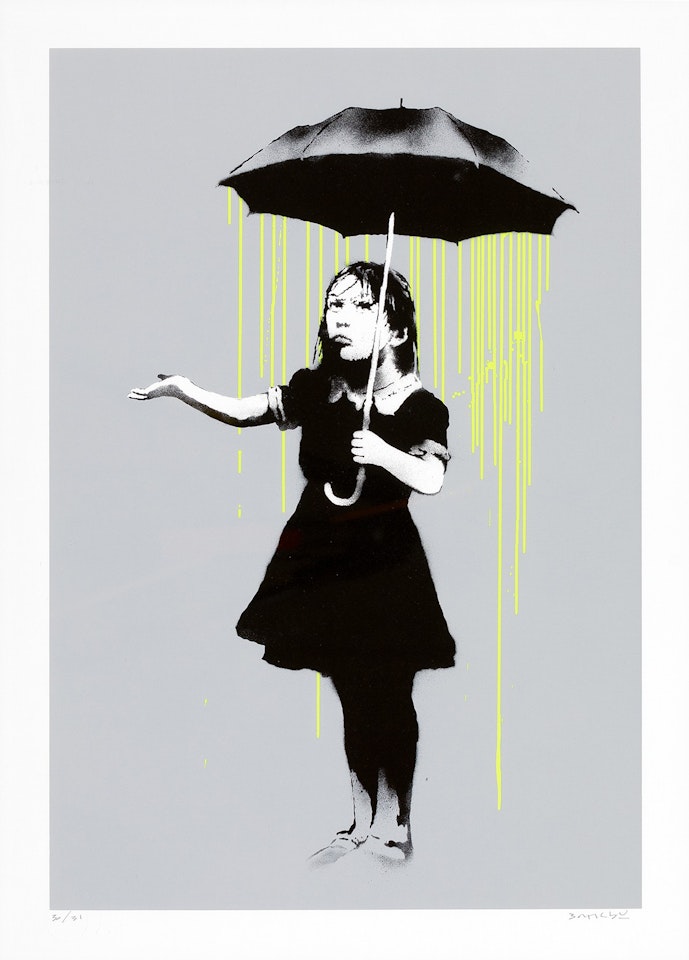 NOLA (GREEN RAIN) by Banksy