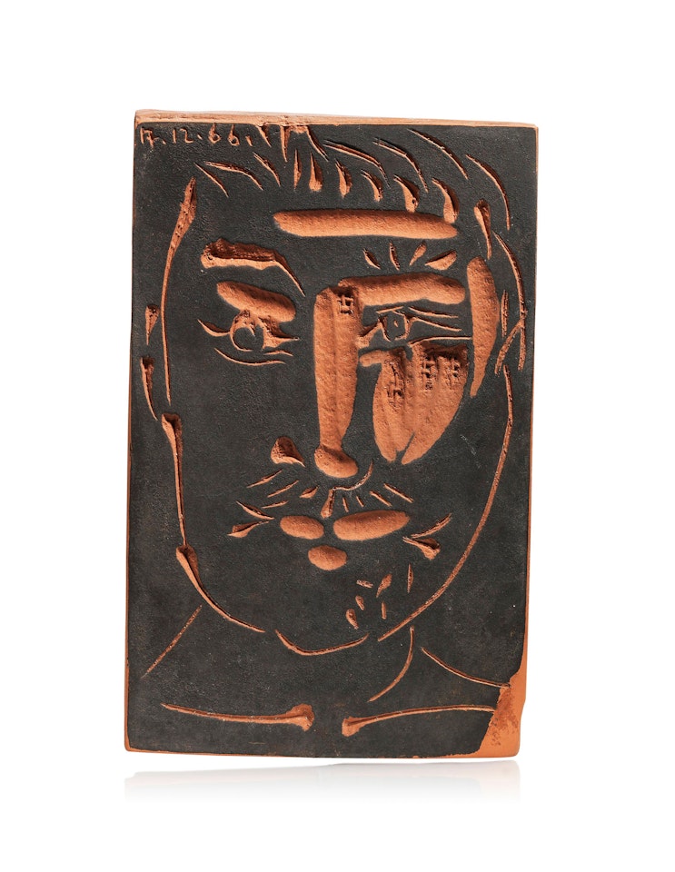 Visage d'homme (A.R. 539) by Pablo Picasso